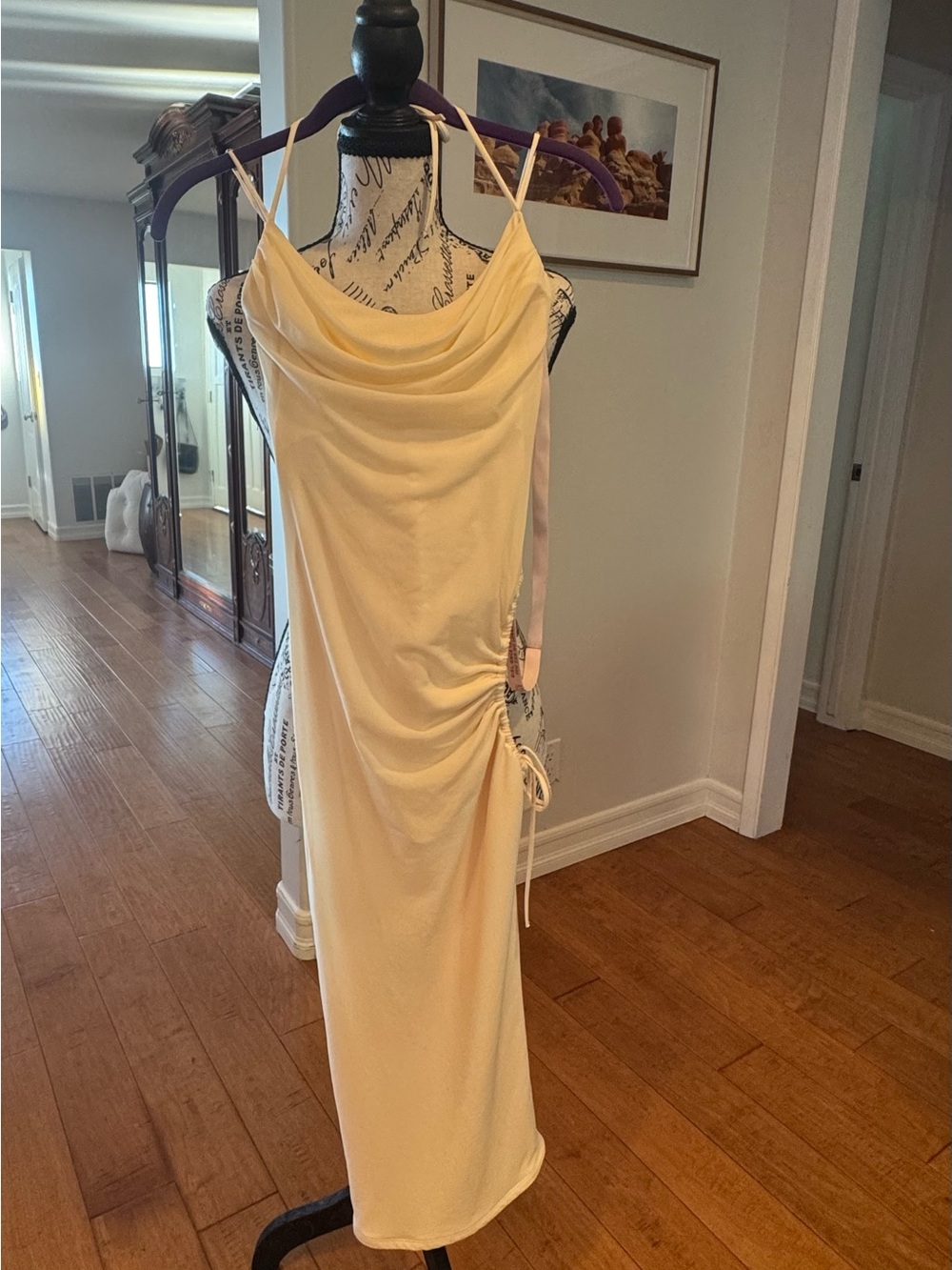 Oh Polly Pale Yellow Dress